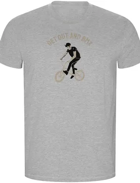 T-shirt à Manches Courtes Get Out And Bmx Eco - Kruskis - FashionsVida
