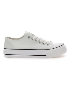 Sneakers Bianche In Tela da Donna 2137 38