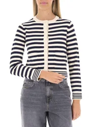 Cardigan girocollo BLU NOTTE M