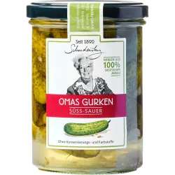 Pepinillos agridulces de la abuela