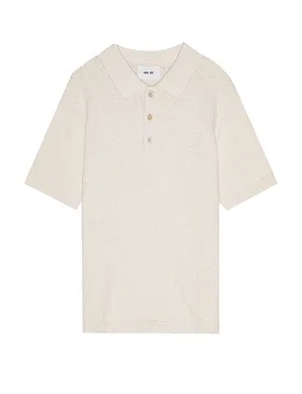 NN.07 Poloshirt creme S herren - NN.07 - FashionsVida