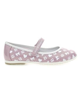 Ballerine L. Biagiotti 7800 Rosa con stampa all over 35