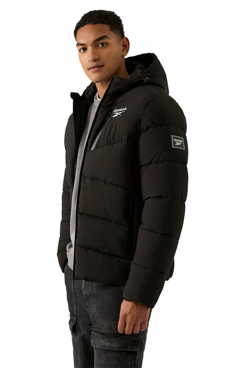 Stretch Puffer Mens Jacket - - Size: L - Reebok - FashionsVida
