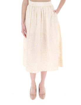 Gonna in cotone LIU JEANS CREMA 40