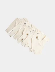 Pack Pure Cotton Winnie the Pooh™ Bodysuits (0-24 Mths) Ivory unisex