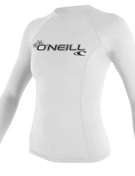 Rash Guard Manches Longues Basic Skins White 2XL - O´neill Wetsuits - FashionsVida