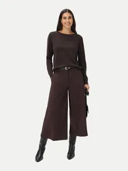 Pullover LISA im Wollmix Braun 42