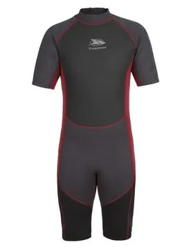 Shorty à Manches Courtes Avec Fermeture éclair Dans Le Dos Argon 3 Mm Black L
