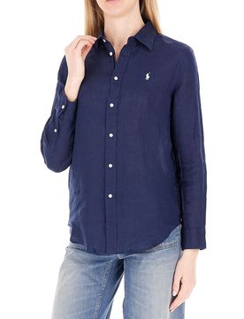 Camicia in lino POLO BLU M