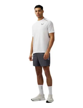 T-shirt à Manches Courtes Apex Aeromesh White / Blue S