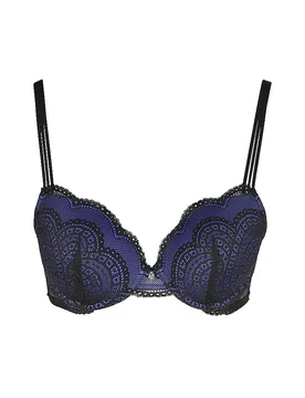 Soutien-gorge push-up KIRA bleu roi-bl bleu 80C - Lascana - FashionsVida