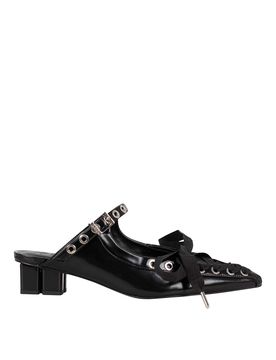 Ganni Mules con tacco logo ganni