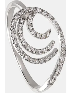 Anillo Olas de oro con diamantes - El Corte Inglés - FashionsVida