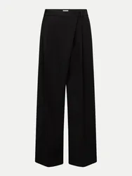 Hose Gillian mit asymmetrischem Überwurf Schwarz 38