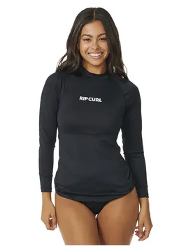 Rash Guard Manches Longues Classic Surf Upf Black L
