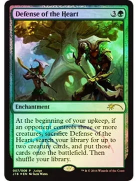 Defense of the Heart (Judge Foil) Promotional Cards - Magic: The Gathering - FashionsVida