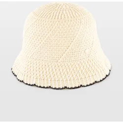 Jo & Mr. Joe - Gorro de algodón de vivo a contraste