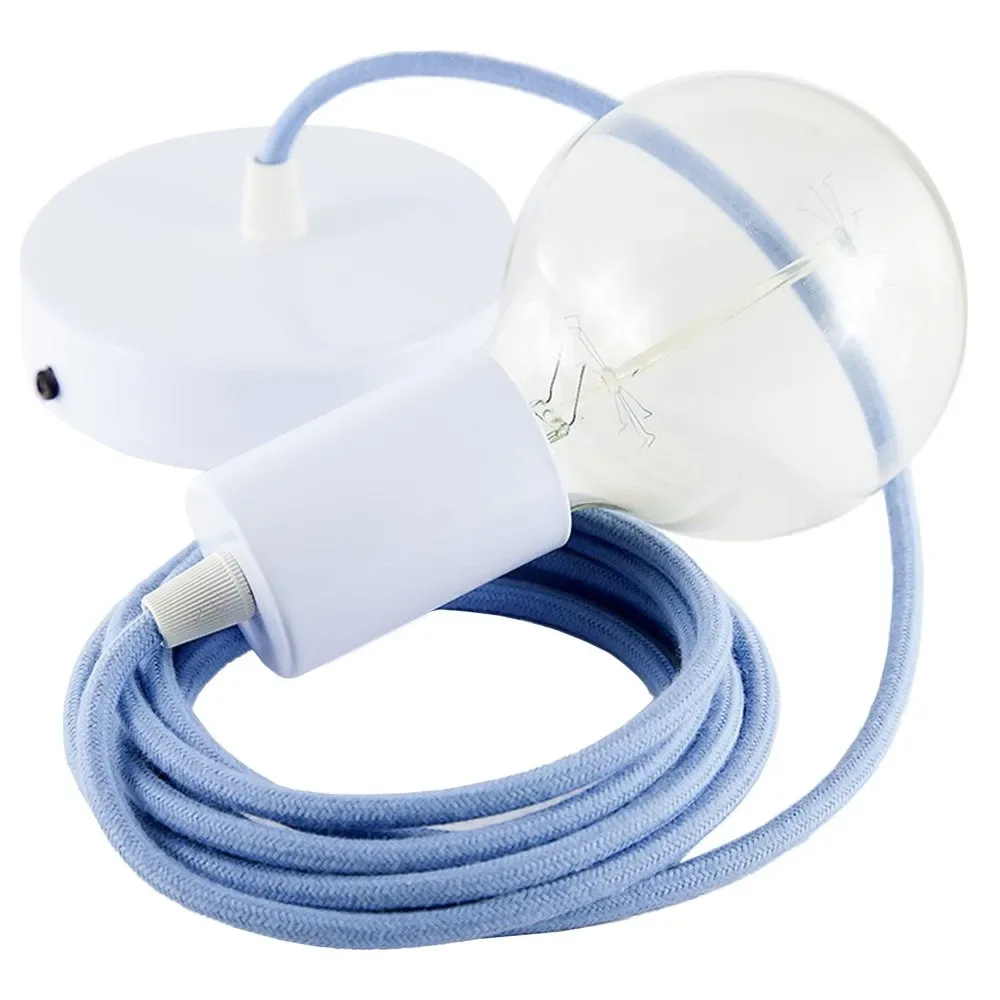 Cables Suspension Luminaire Rc53 2 M Ocean / White One Size - Creative - FashionsVida