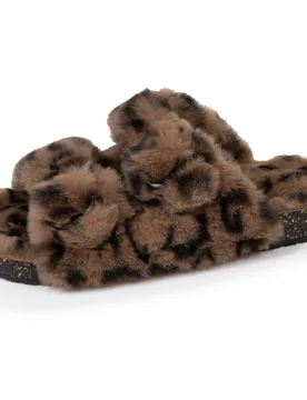 Chaussons sandales Léopard léopard 40 - Isotoner - FashionsVida