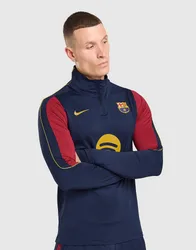 Mens Men's Dri-FIT Football Knit Drill Top F.C. Barcelona Strike - Blu, blu blu Uomo taglia M