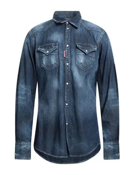 Camisa vaquera Hombre Azul marino 46 Hombre - Dsquared2 - FashionsVida