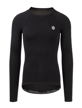 Maglia intimo manica lunga nera unisex