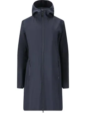 Luango Long Softshell Damen Funktionsjacke, blau 48