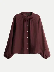 Oversized Tunikabluse FABRIELLE Braun 44
