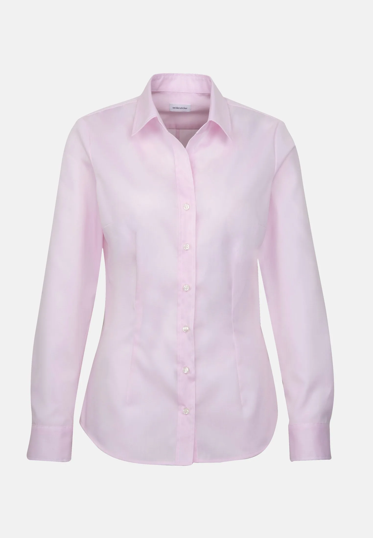 Hemdbluse slim fit Rosa/Pink 36 - Seidensticker.com - FashionsVida
