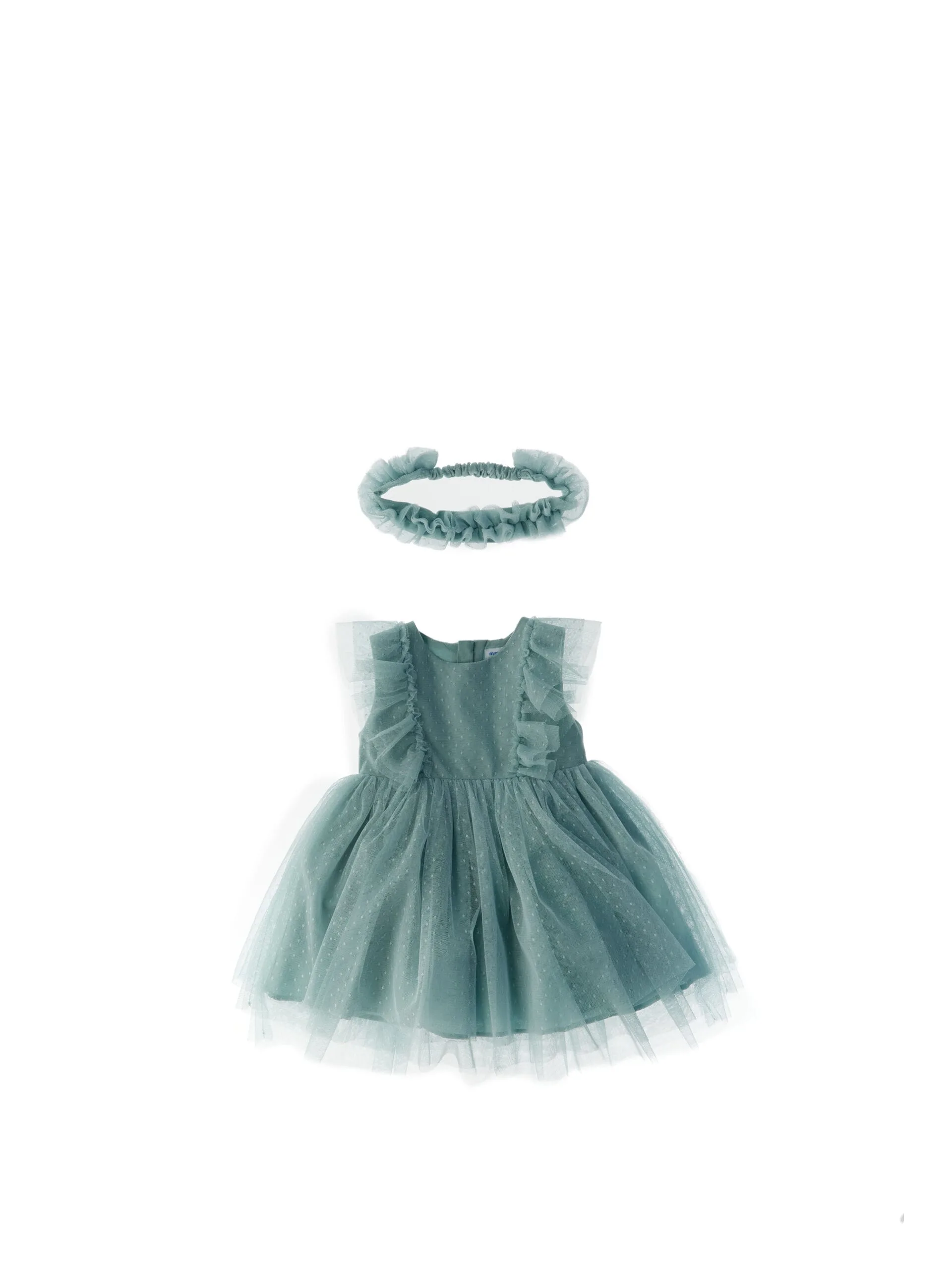 MAYORAL Abito In Tulle SALVIA 18M - Mayoral - FashionsVida
