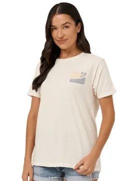 T-shirt à Manches Courtes Rise And Smile Bf Off White M - Salty Crew - FashionsVida