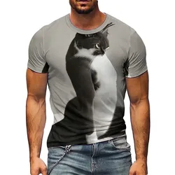 Gothic Style Men's 3D Printed Short-Sleeve T-Shirt - Shirt Style Casual Top