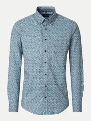 Casual-Fit Freizeithemd Blau 3XL