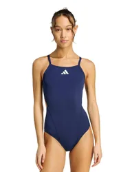 Thin Straps C-Back Swimsuit Navy female