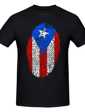 Fashion Puerto Rico Flag Fingerprint Mens T-Shirt. Summer Cotton O-Neck Short Sleeve Unisex T Shirt New S-3XL - Aliexpress - FashionsVida