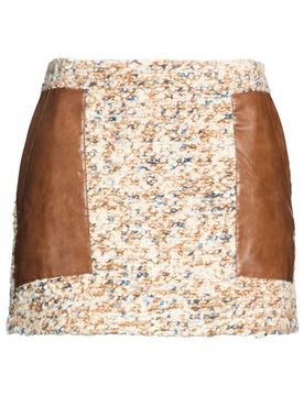 Minirock Damen Elfenbein 36 Damen