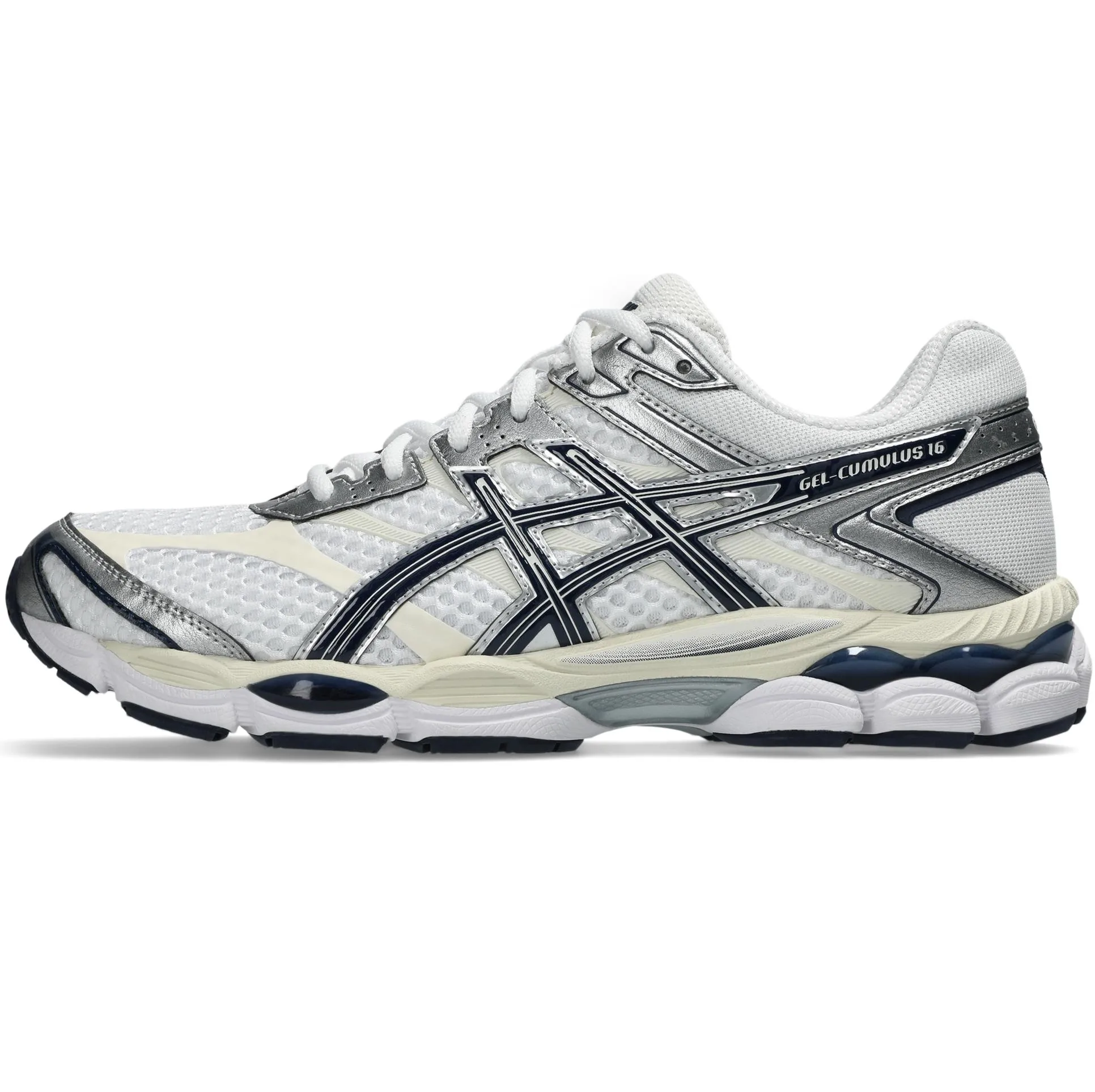 Gel-Cumulus 16 White / Midnight 44.5 Unisex - Asics - FashionsVida