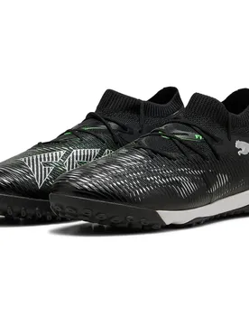Chaussures De Football Future 8 Match Tt Black / Silver / Fluo Green EU 38 1/2