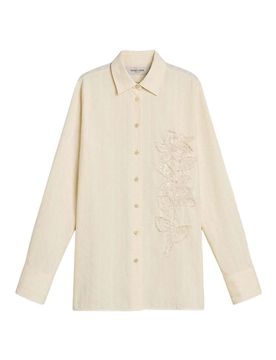 Camicia In Cotone Con Paillettes