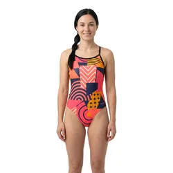 Hs Patchwork Swimsuit Multicolour 18 Women