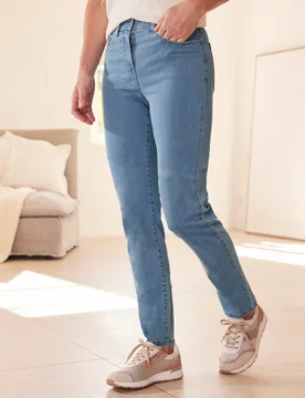 Flexbund-Jeans Extrafrisch - LightBlue Denim - female - Size: 40 - Avena - FashionsVida