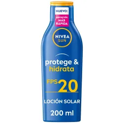 Leche Solar Hidratante FP 20 Protege & Hidrata 200 ml