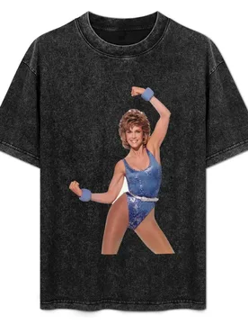 Jane Fonda T-Shirt Lightweight Basic Short Sleeve Shirt - Aliexpress - FashionsVida