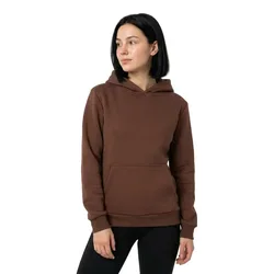 Felpa Con Cappuccio Fluffy Chocolate Brown 3XL