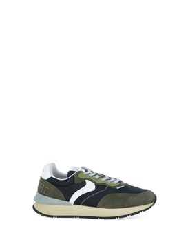 Sneakers con inserti VERDE MILITARE 40
