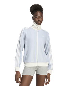 Og Tweed Tracktop Damen Trainingsoberteile - Blau - Größe S (34-36) - Poly Mesh Blue S (34-36)