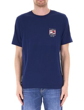 T-shirt girocollo BLU NAVY L