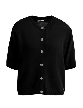 CARDIGAN KNIT SHORT SLEEVES female
