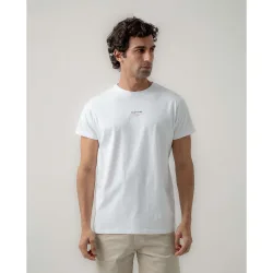 Camiseta de hombre de manga corta blanca