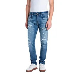 Pantaloni M091.00q.11252 Medium Blue 34